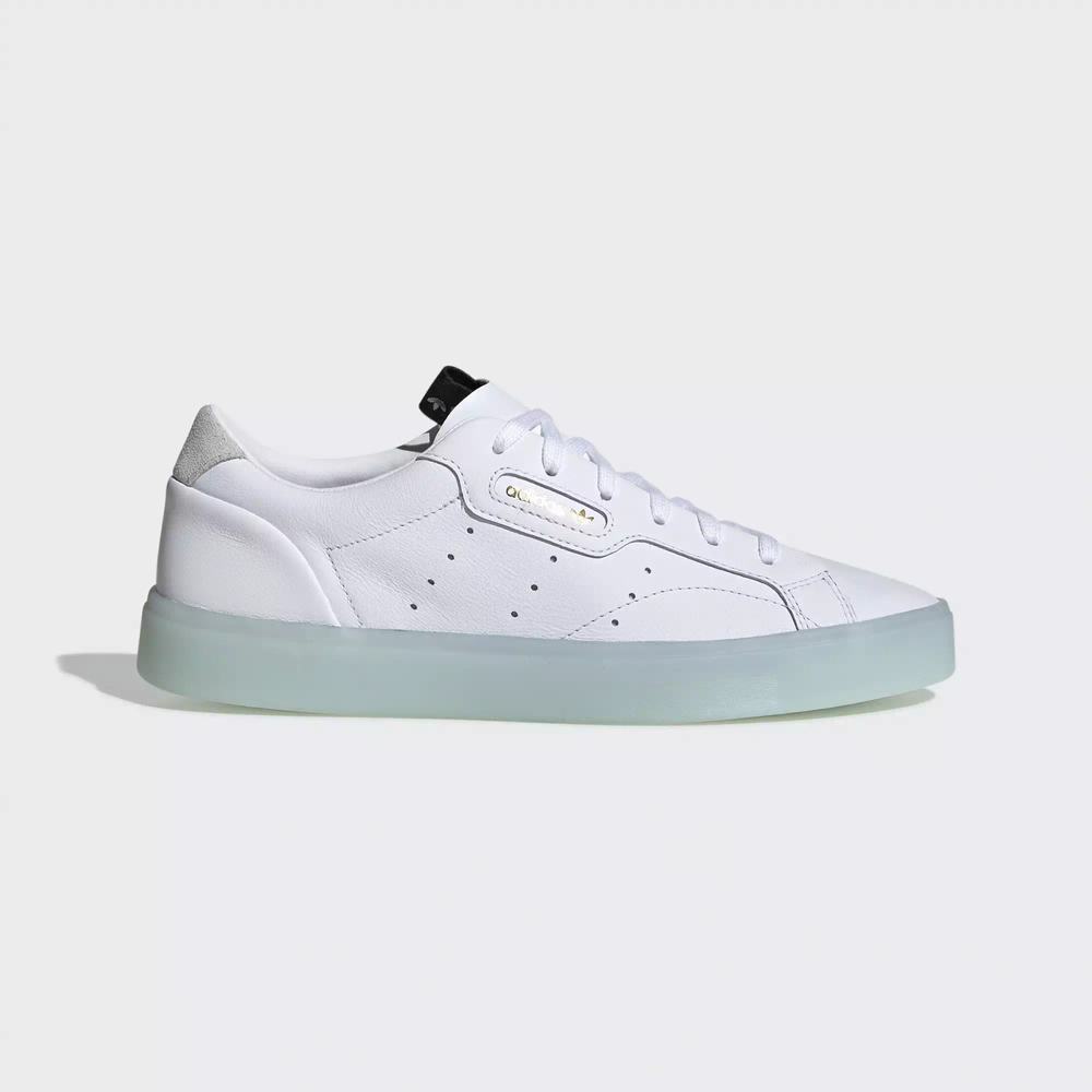 Adidas Sleek Tenis Blancos Para Mujer (MX-14802)